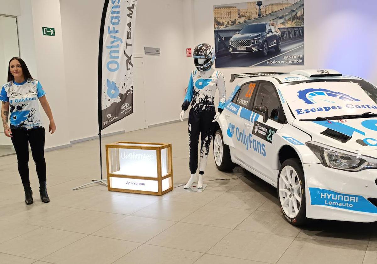 Imagen principal - Alba Sánchez presenta su Hyundai i20 N5