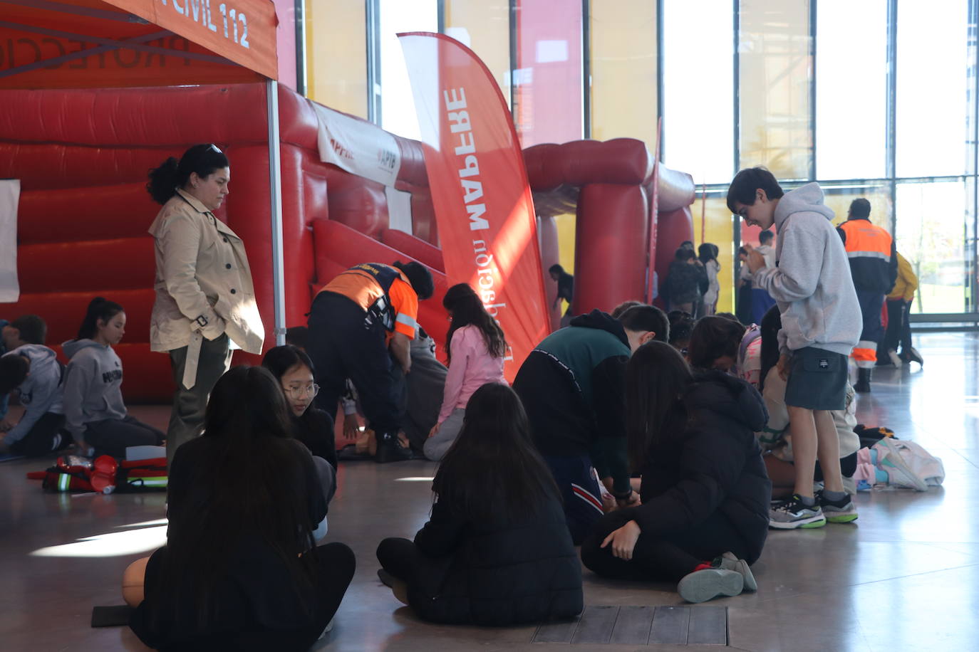 Imagen de las jornadas de prevención realizadas en el Palacio de Exposiciones de León.