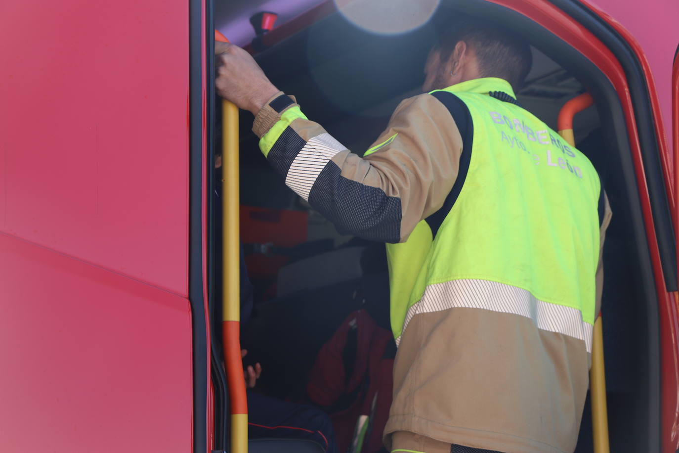 Imagen de las jornadas de prevención realizadas en el Palacio de Exposiciones de León.