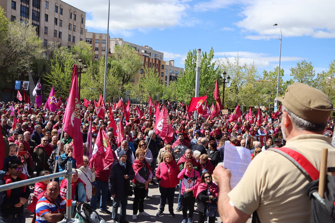 Manifestación por la autonomía leonesa en el Día de Castilla y León