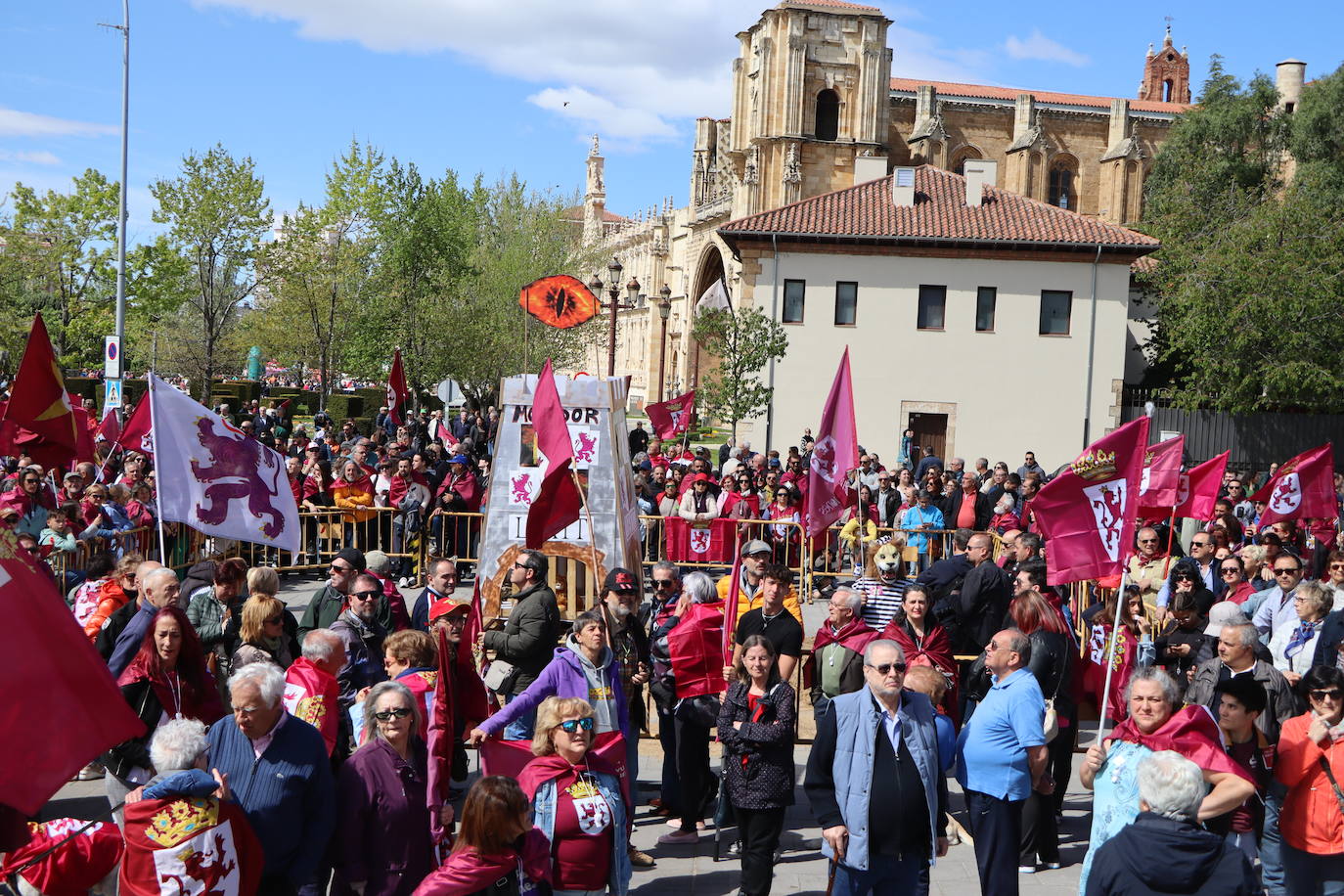 Manifestación por la autonomía leonesa en el Día de Castilla y León