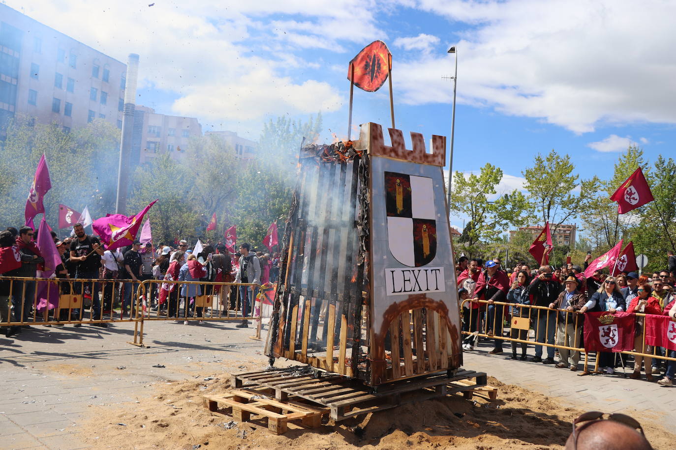 Manifestación por la autonomía leonesa en el Día de Castilla y León