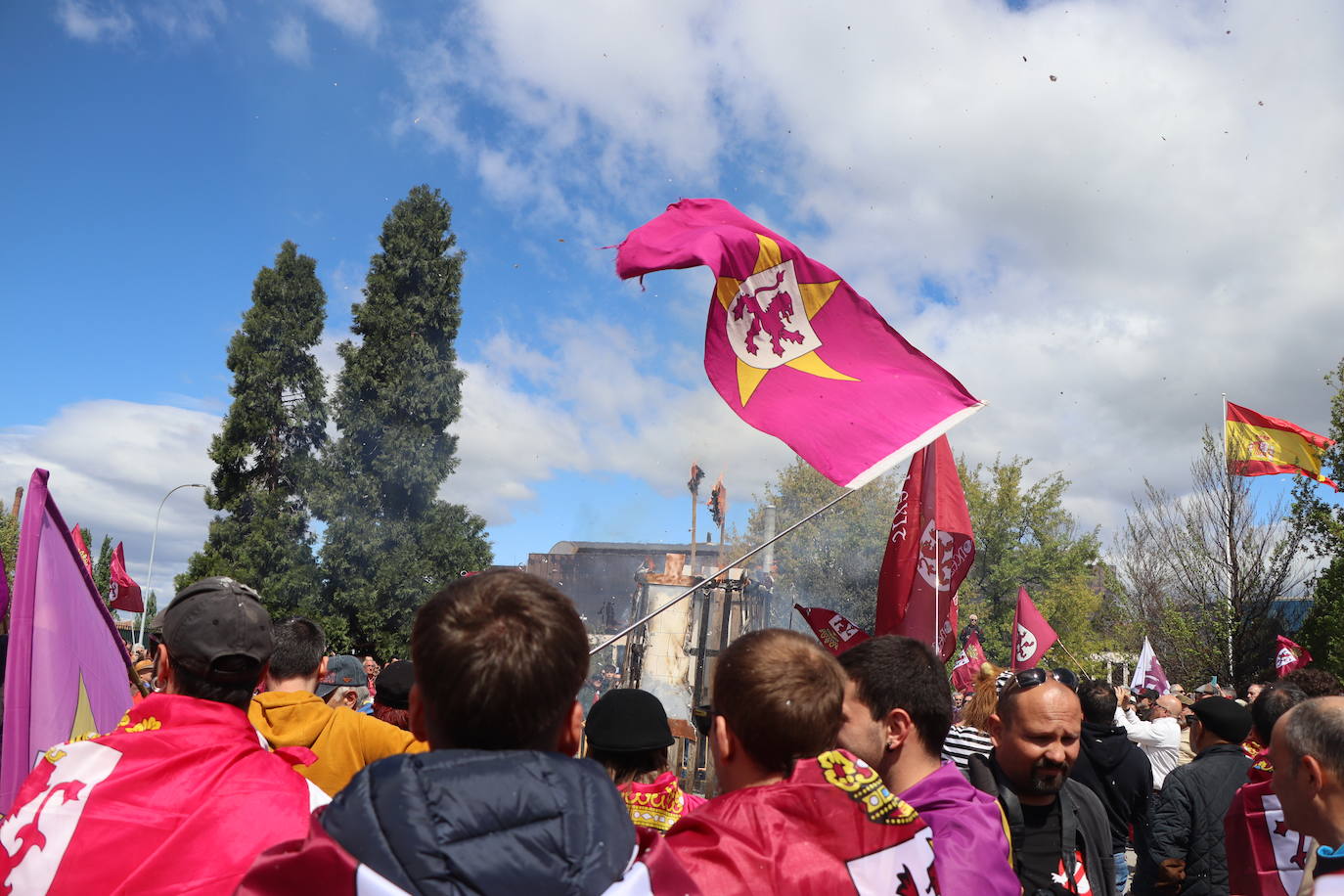 Manifestación por la autonomía leonesa en el Día de Castilla y León