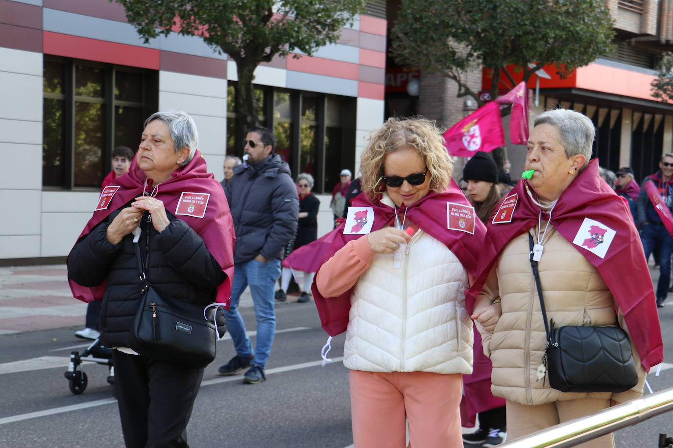 Manifestación por la autonomía leonesa en el Día de Castilla y León