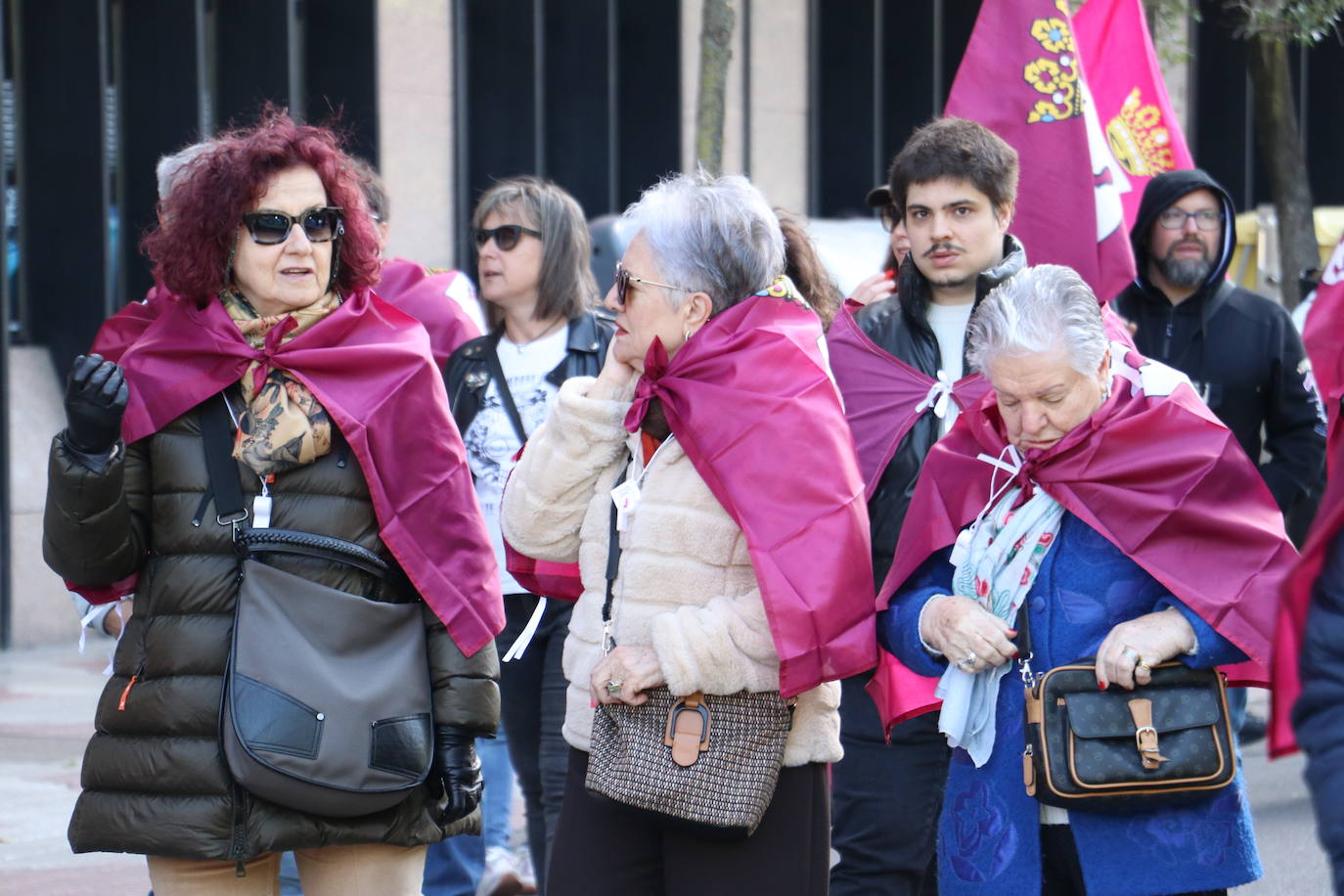 Manifestación por la autonomía leonesa en el Día de Castilla y León