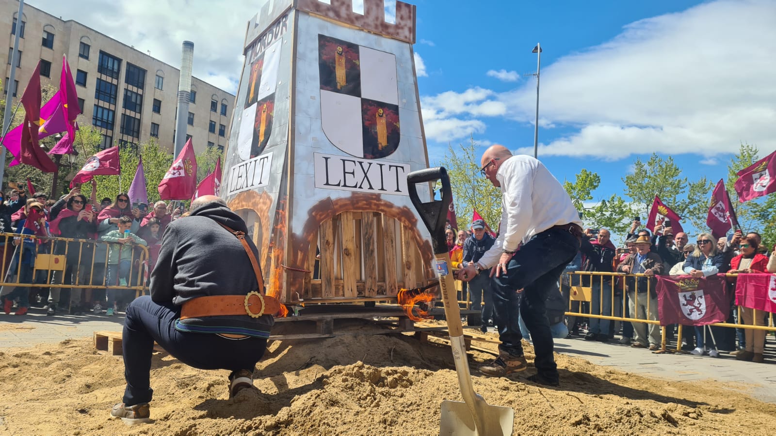 Manifestación por la autonomía leonesa en el Día de Castilla y León