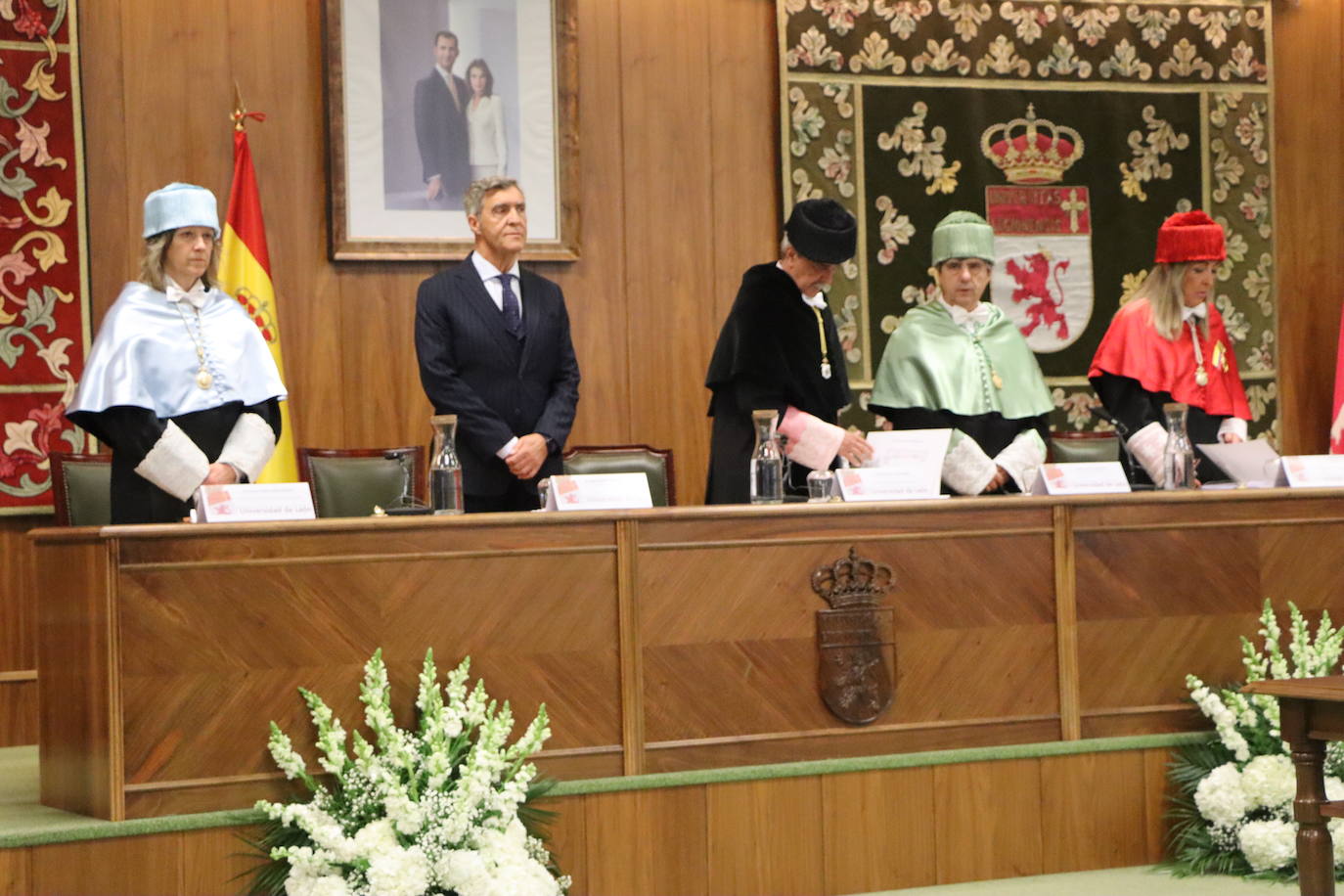 Imagen del acto de celebración en honor a San Isidoro en León.