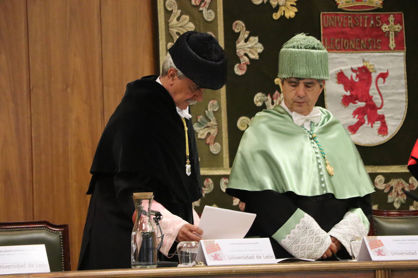 Imagen del acto de celebración en honor a San Isidoro en León.