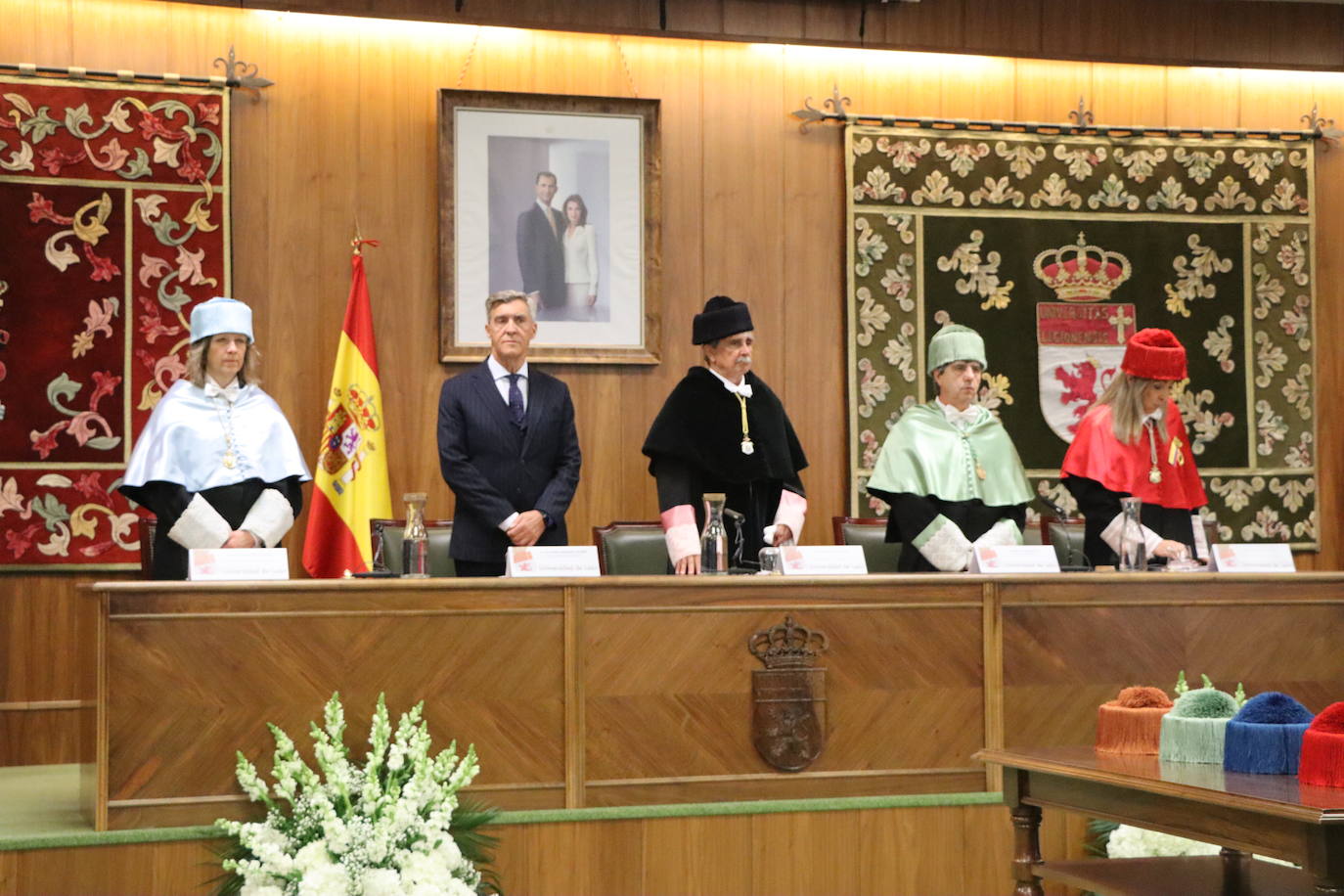 Imagen del acto de celebración en honor a San Isidoro en León.