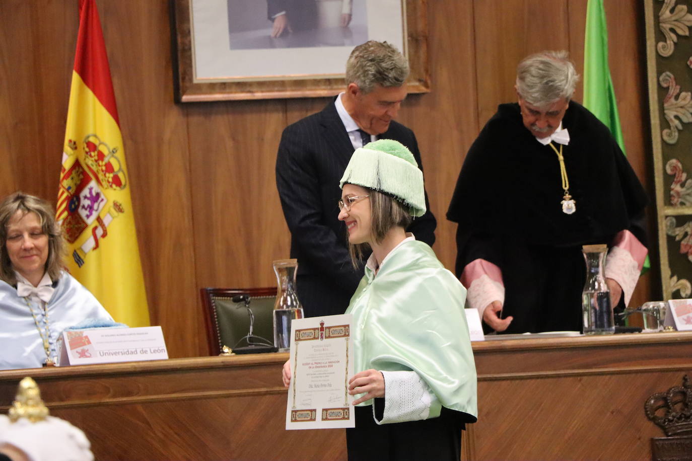Imagen del acto de celebración en honor a San Isidoro en León.