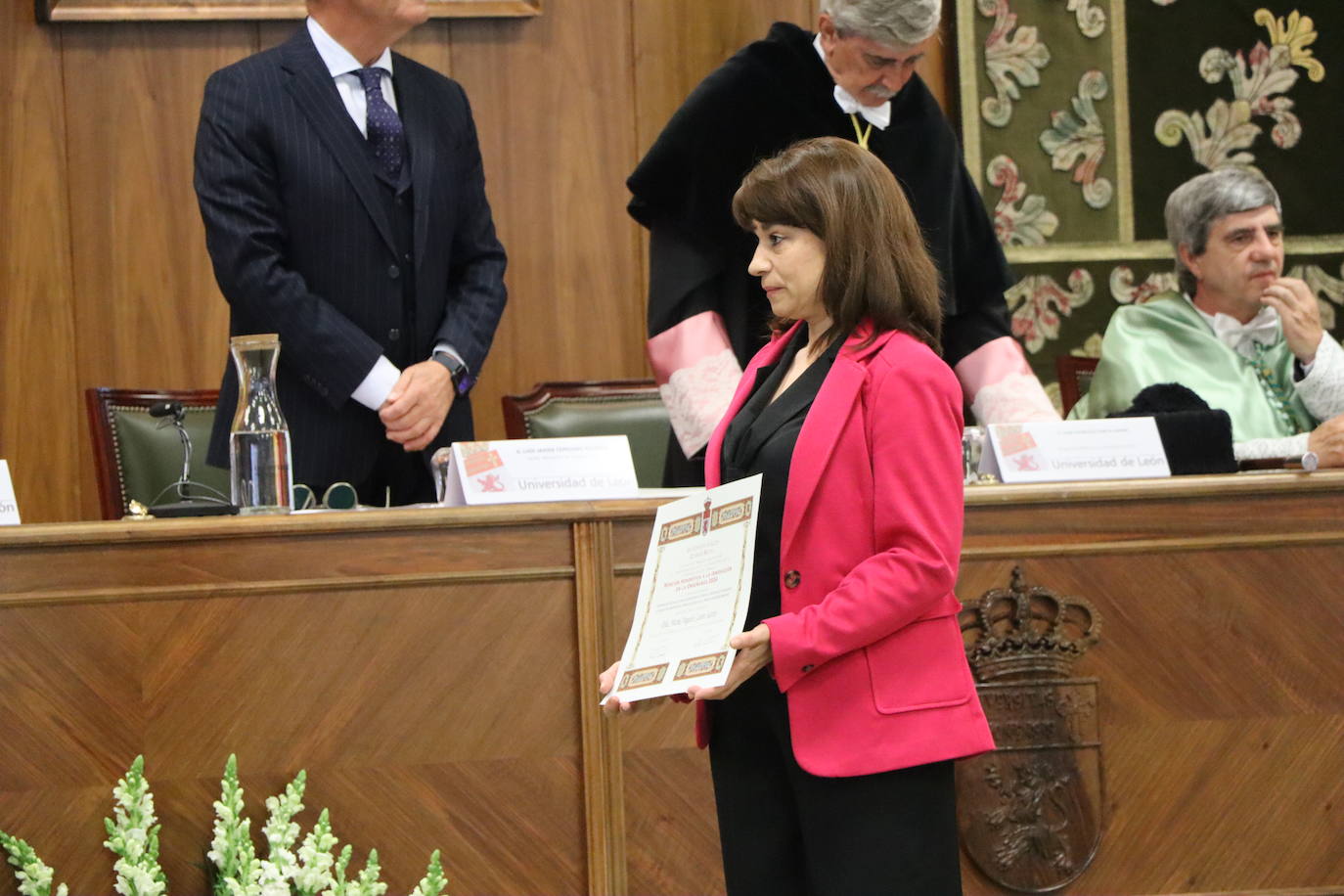 Imagen del acto de celebración en honor a San Isidoro en León.