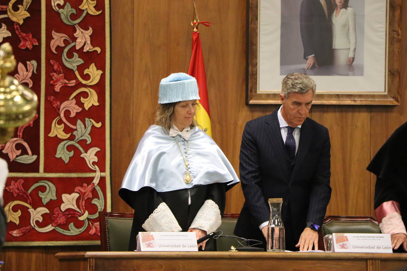 Imagen del acto de celebración en honor a San Isidoro en León.