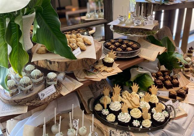 Mesa dulce realizada en colaboración con Mucha Miga Eventos
