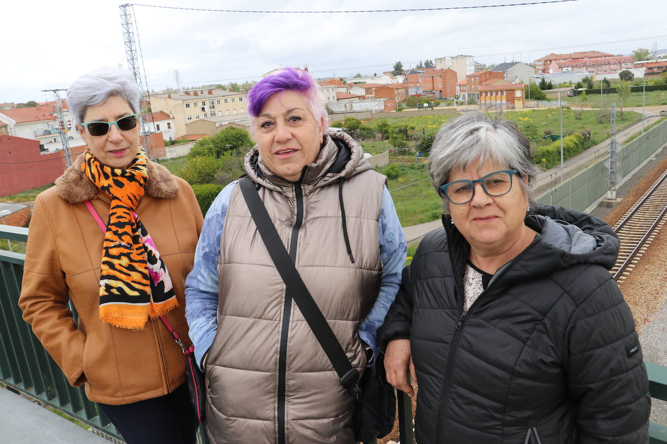 Vías del tren en Trobajo del Cerecedo.