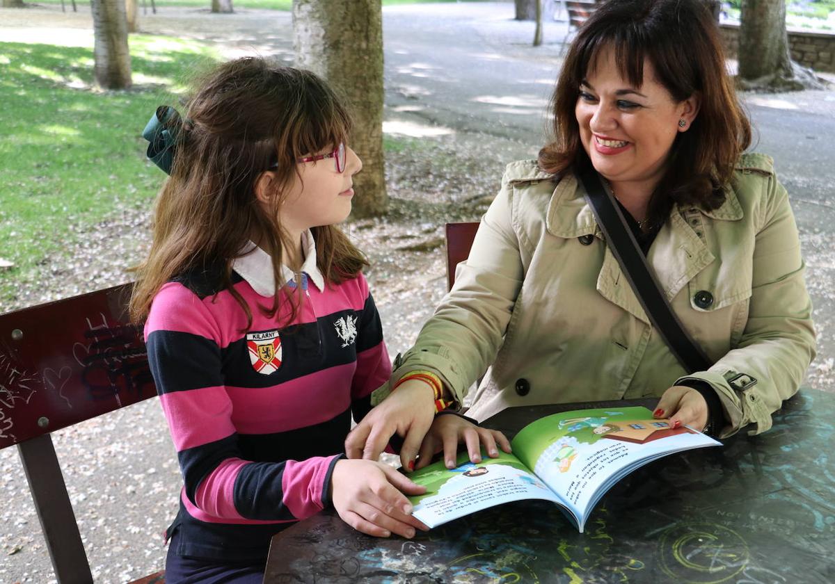 Imagen de la grabación de la presentación del cuento sobre el autismo.