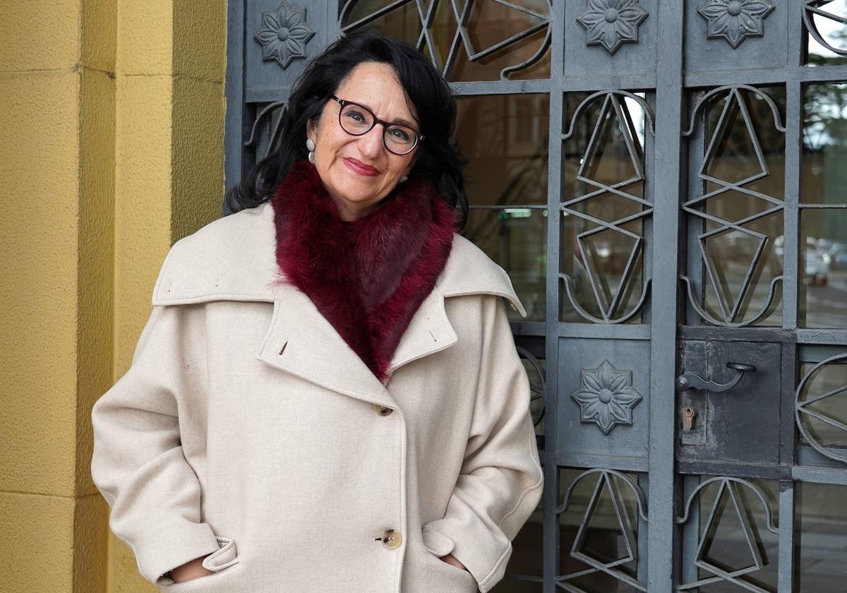 La candidata al Rectorado de la Universidad de León, Teresa Mata.