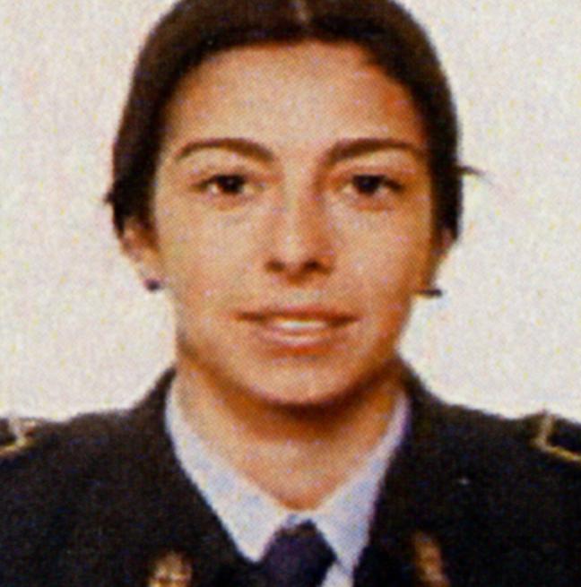 La policia local Raquel Gago.