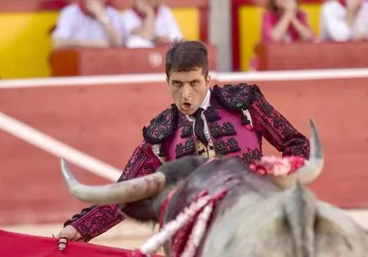 Corrida en la plaza de toros de León.