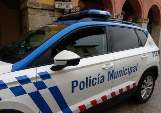 Vehículo de la policía Municipal.