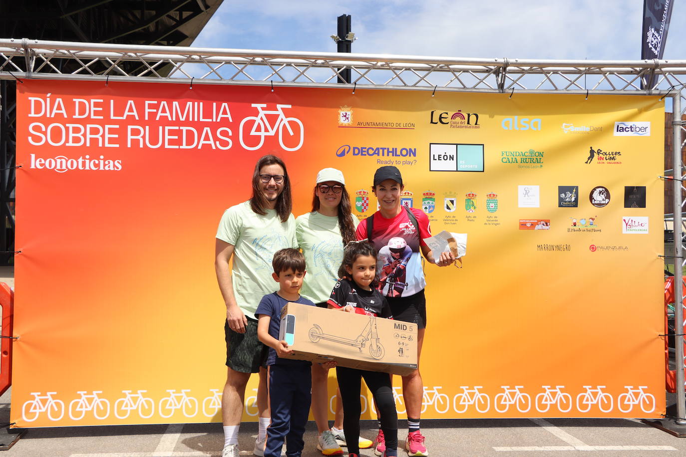 Premiados en el Día de la Familia sobre Ruedas