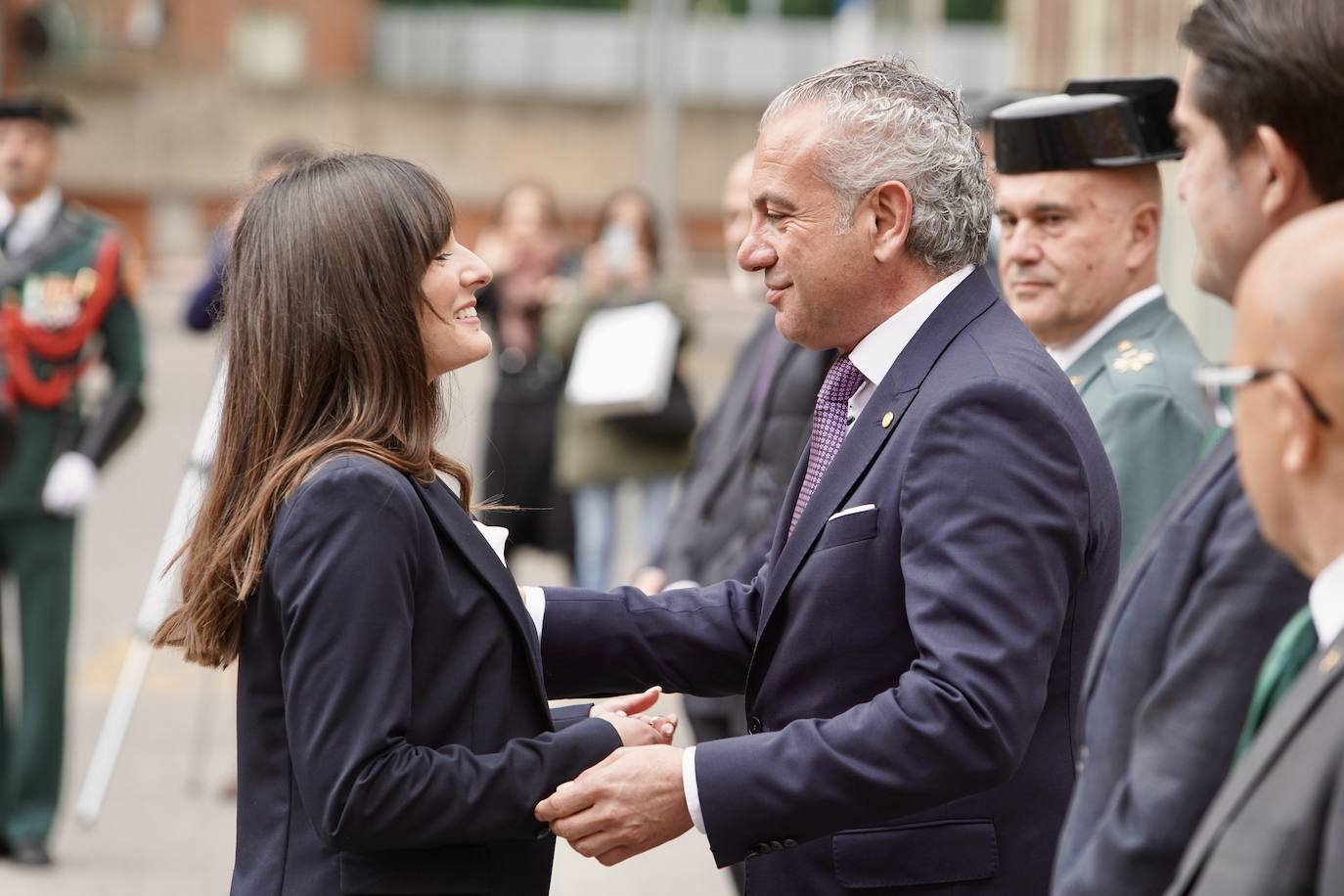Celebración en León del 180 aniversario de la fundación de la Guardia Civil