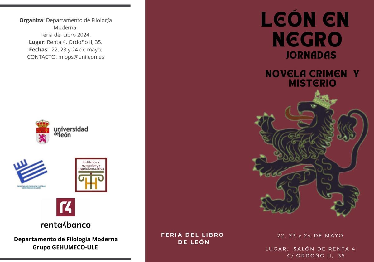 Autores de novela de crimen y misterio darán lustre a las jornadas 'León en negro'