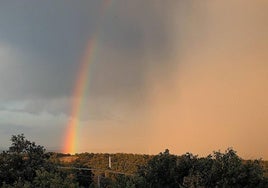 Imagen de archivo de una tormenta en León.