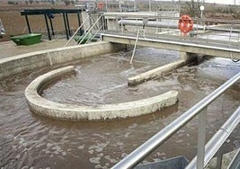 Depuradora de aguas en la provincia de León.