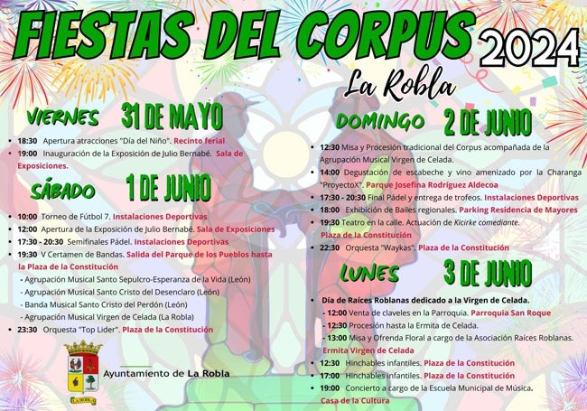 La fiestas del Corpus se prolongarán a lo largo del fin de semana