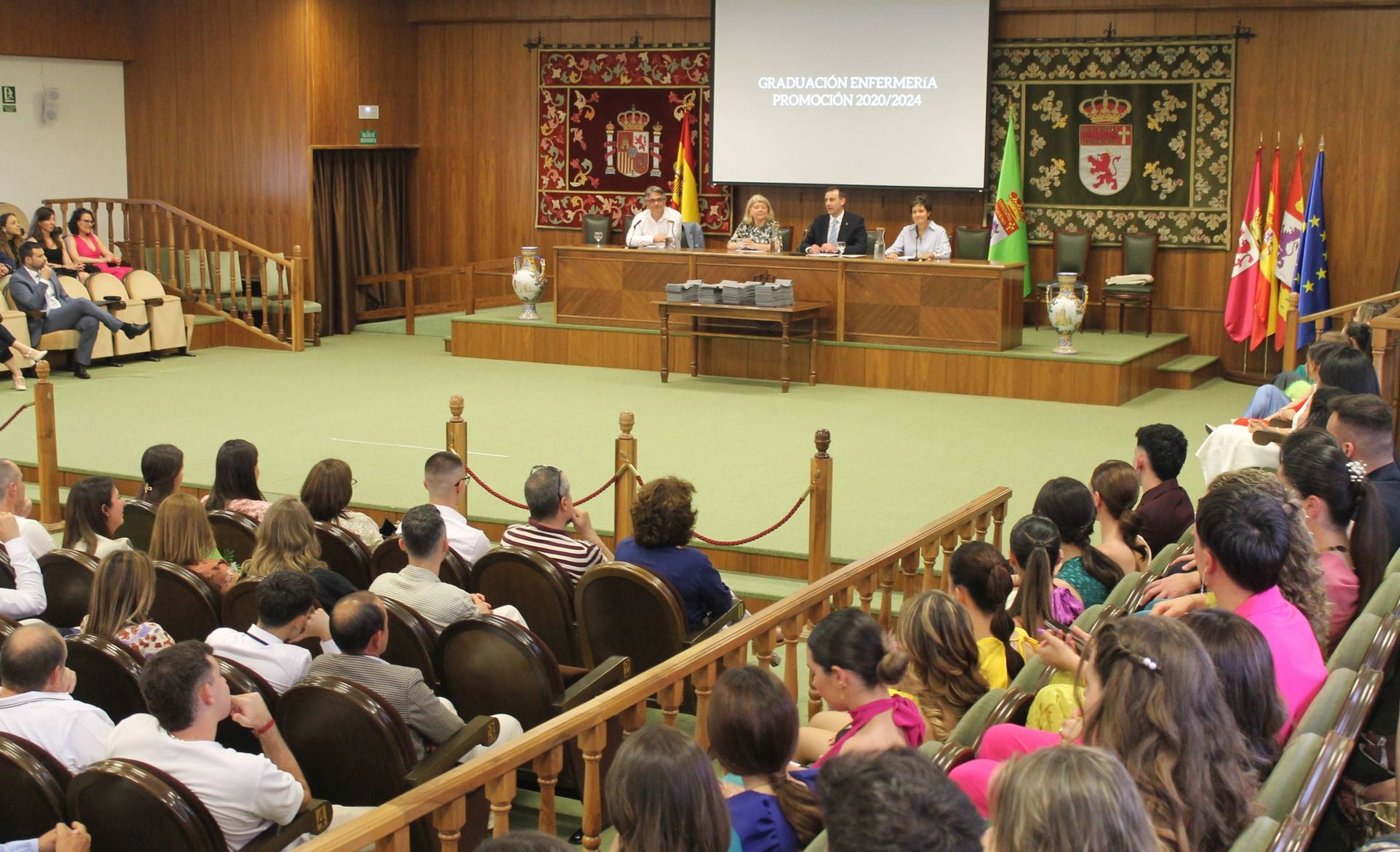 Graduación de los egresados de Enfermería