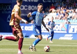 Clavería, en el partido del pasado domingo ante el Córdoba.