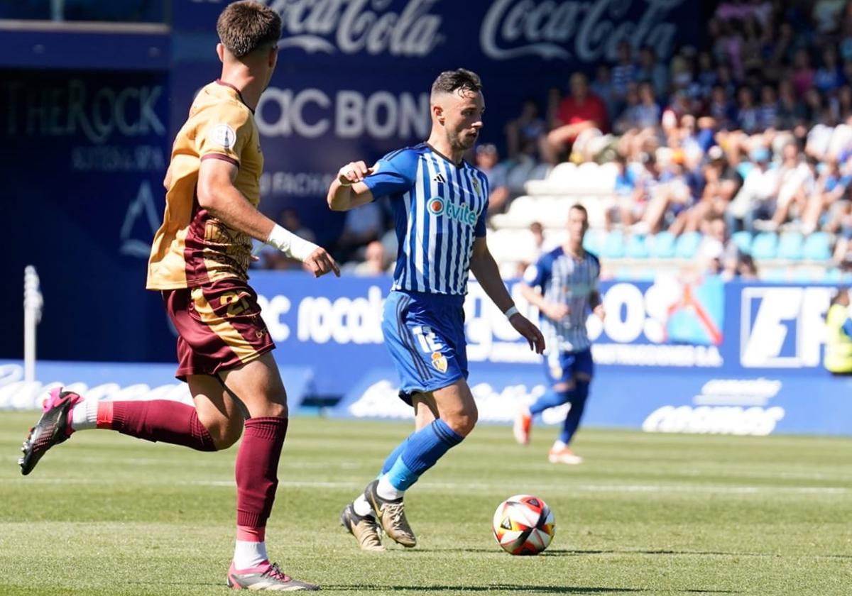 Clavería, en el partido del pasado domingo ante el Córdoba.