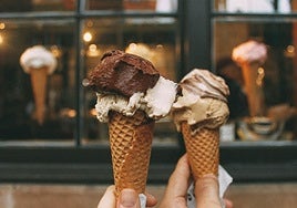 Imagen de archivo de helados.