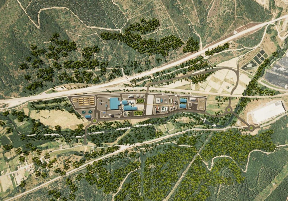 Imagen aérea del proyecto La Robla Green