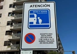 Imagen de la señal de 'Beso y adiós'.