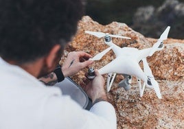 Cursos de vuelo de drones.