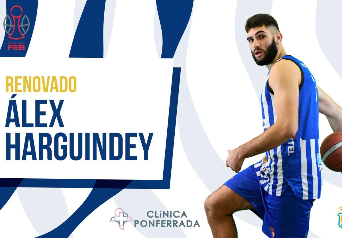 Álex Harguindey firma una temporada más en el Clínica Ponferrada