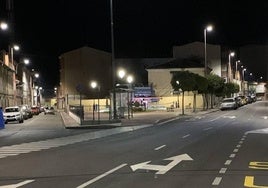 Alumbrado público en un municipio leonés en una imagen de archivo.