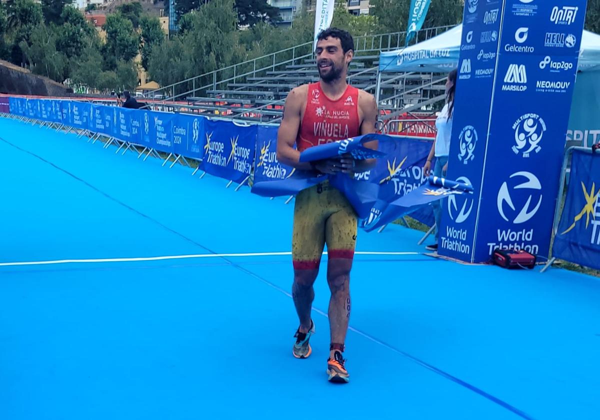 Kevin Viñuela, campeón de Europa de Triatlón Cross.