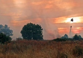 Imagen de archivo de un incendio.