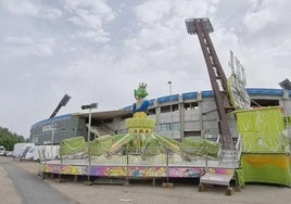 El suceso tuvo lugar en una de las atracciones de la feria.