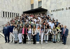 Alumnos del Colegio Leonés