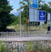 Trasladan a un joven de 34 años al hospital tras chocar con su turismo y volcar en Ponferrada