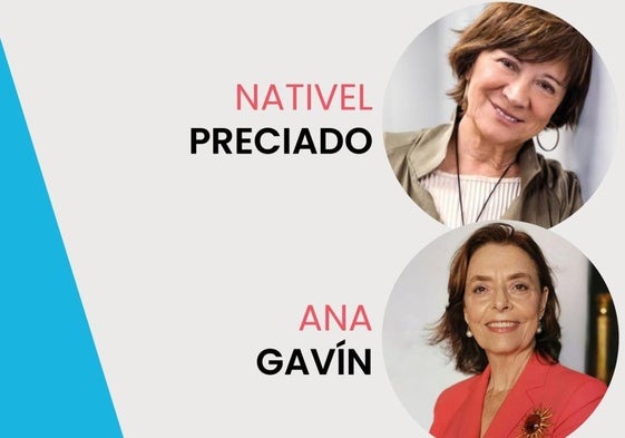 Nativel Preciado y Ana Gavín.