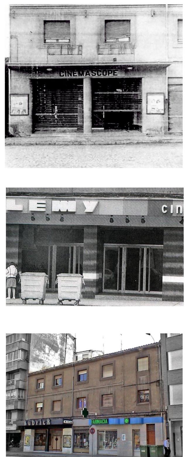 Cine Lemy, lo que luego sería el Cine Kubrick y el Edificio Kubrick.