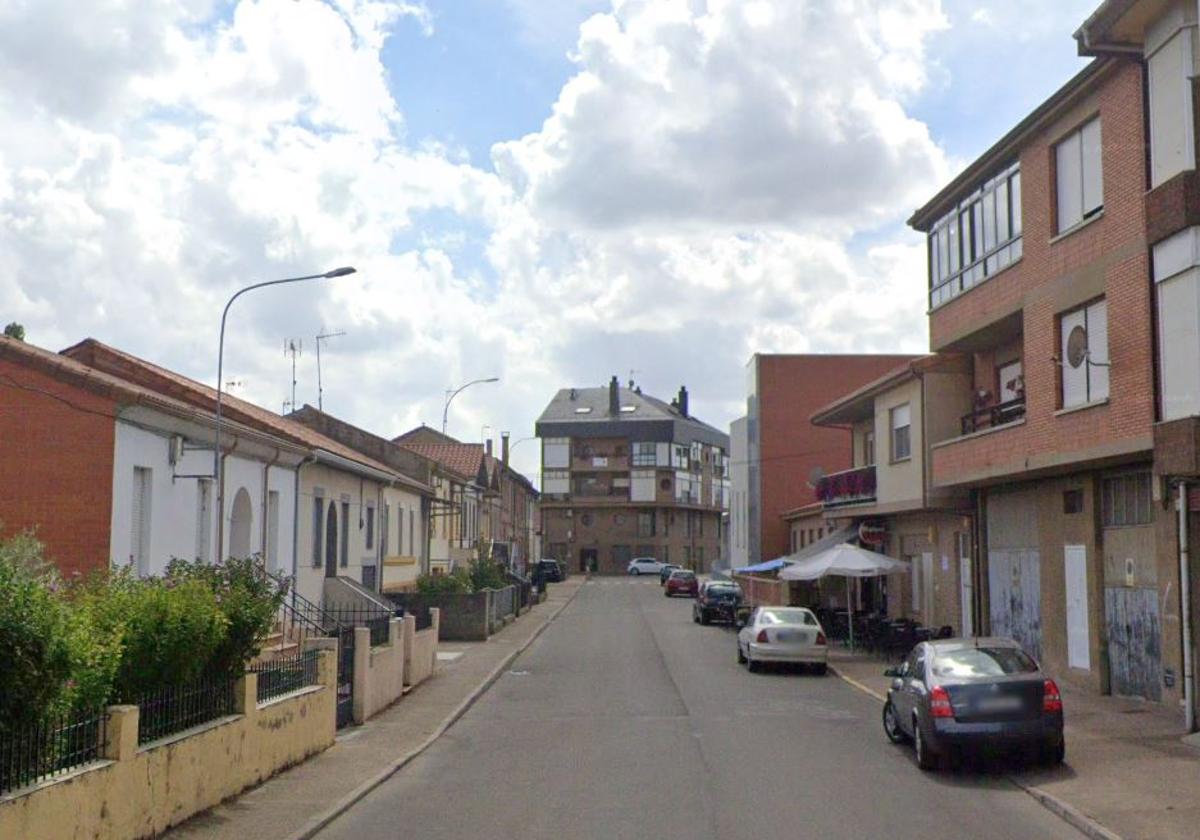 Calle donde se produjo el suceso.