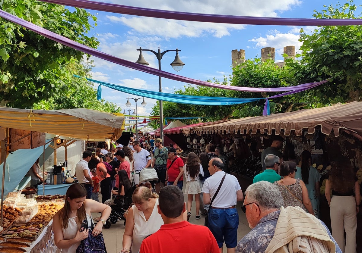 El Mercado Medieval fue uno de los puntos centrales de la feria