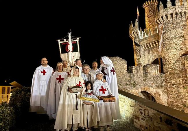 Tradicional entrega de las llaves del Castillo Templario