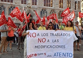 Imagen de la manifestación en León.