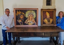 El pintor leonés Luis Zotes dona dos pinturas al Museo de San Isidoro